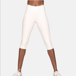 Outdoor Voices Kneecap Warmup Leggings - Oatmeal - size M